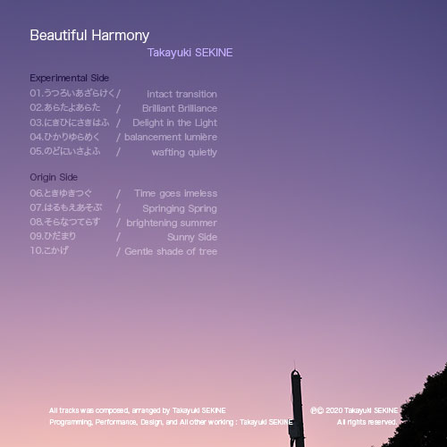 BackCover of "Beautiful Harmony"